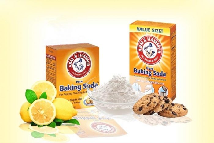 Sodium bicarbonate trong Baking Soda