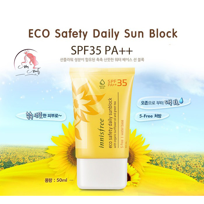 Kem chống nắng Innisfree Eco Safety Daily Sunblock SPF 35 PA