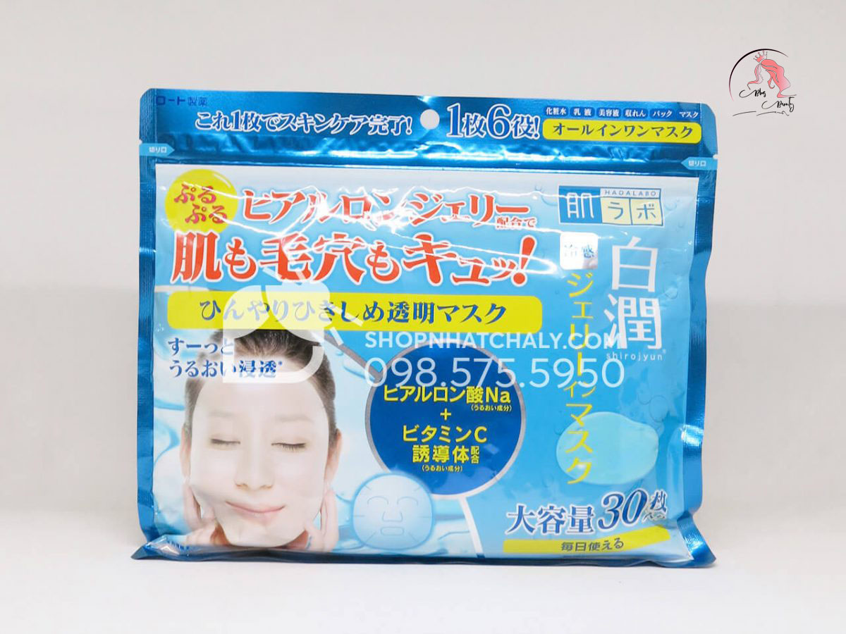 Mặt nạ dưỡng ẩm Hada Labo Shirojyun Cooling Jelly in Mask