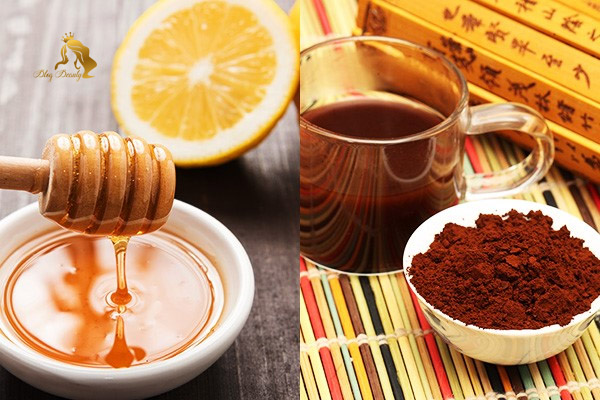 Cafe với mật ong giúp tẩy da chết cho môi