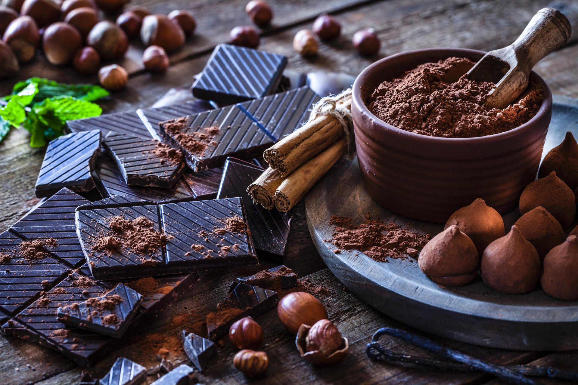 Thực phẩm giảm cholesterol - socola đen và cacao