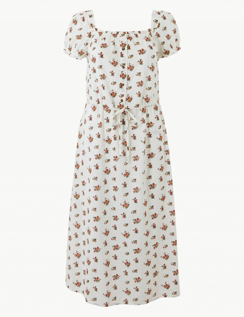 đầm hoa màu trắng Marks & Spencer