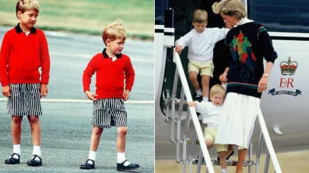 6 bộ trang phục ngộ nghĩnh Công nương Diana từng diện cho William và Harry