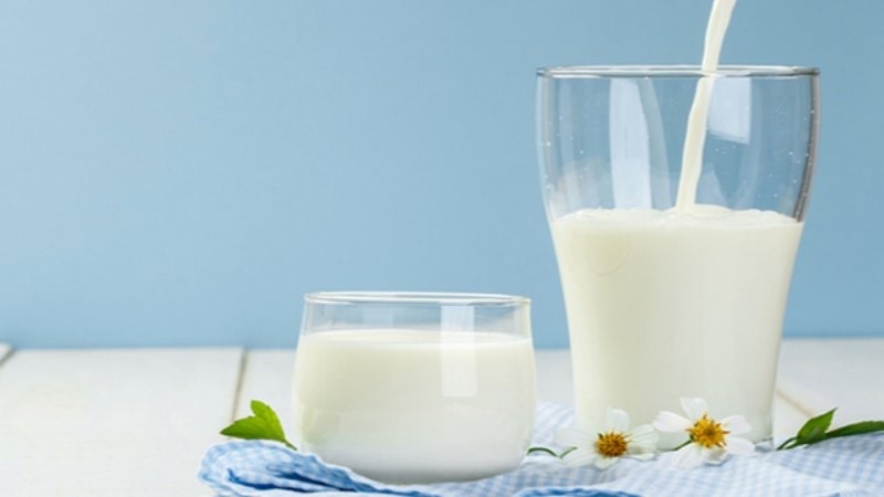 Năng lượng trong 100ml sữa không đường là khoảng 50 calo