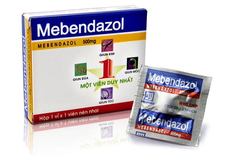 Mebendazol được dùng để khử giun